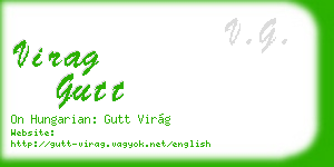 virag gutt business card